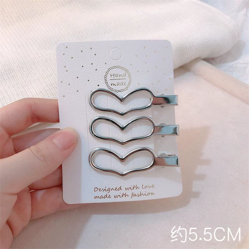 Заколка hairgrip для чёлки, 2 карат, простой элегантный дизайн — коллекция 2023