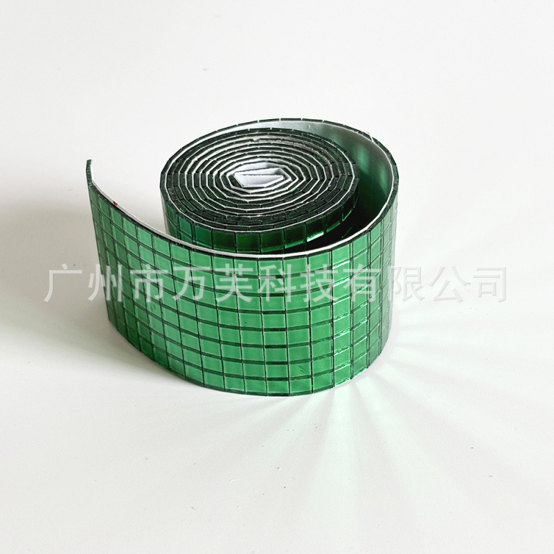 10色马赛克镜片玻璃墙贴自带背胶镜面球贴片手工DIY自粘装饰镜子|undefined