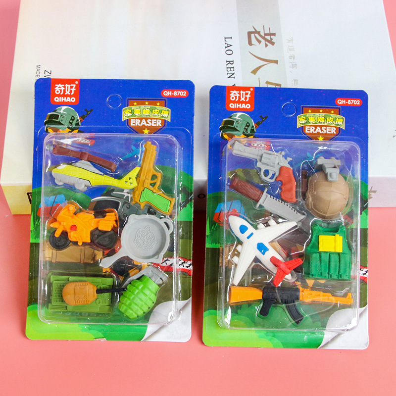 dibujos animados creativos héroes de fuego borracha simulación modelado camión de bomberos borracha desmontable pequeño premio