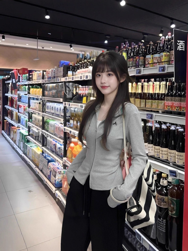 休闲慵懒风立领拉链长袖卫衣外套女2025年秋季修身显瘦百搭上衣|undefined