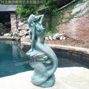 �����~���~���ܰ��˰��~���~����ˇMermaid Bronze Sculpture