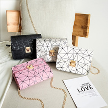 时尚女包工厂供应2024韩版菱形格女包链条小方包百搭女包批发