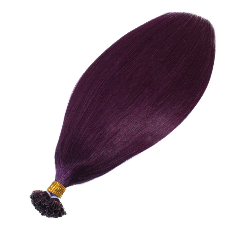 指甲发 50CM 紫色# 直条 (2)