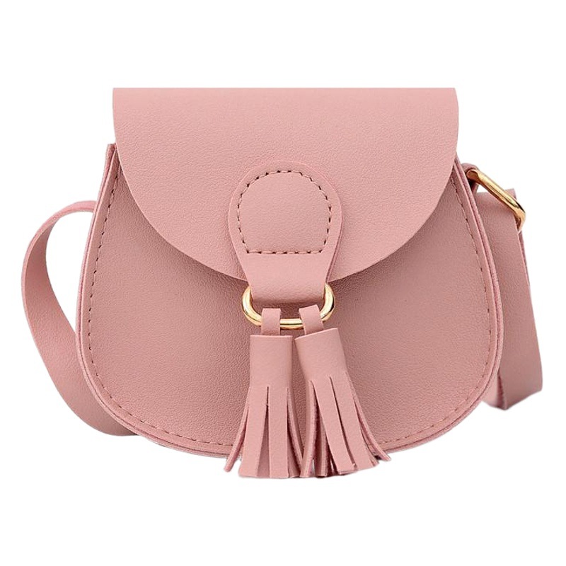 New Mini Kidsren's Bag Korean Style Cute Princess Bag Single Shoulder Crossbody Baby Bag Toddler Tassel Decorative Small Shoulder Bag