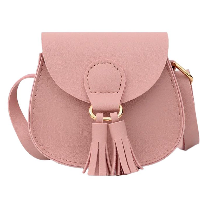 Новая мини-детская сумка в Корейском стиле, милая сумка принцессы, Детская сумка через плечо, Детская декоративная маленькая сумка с кисточками