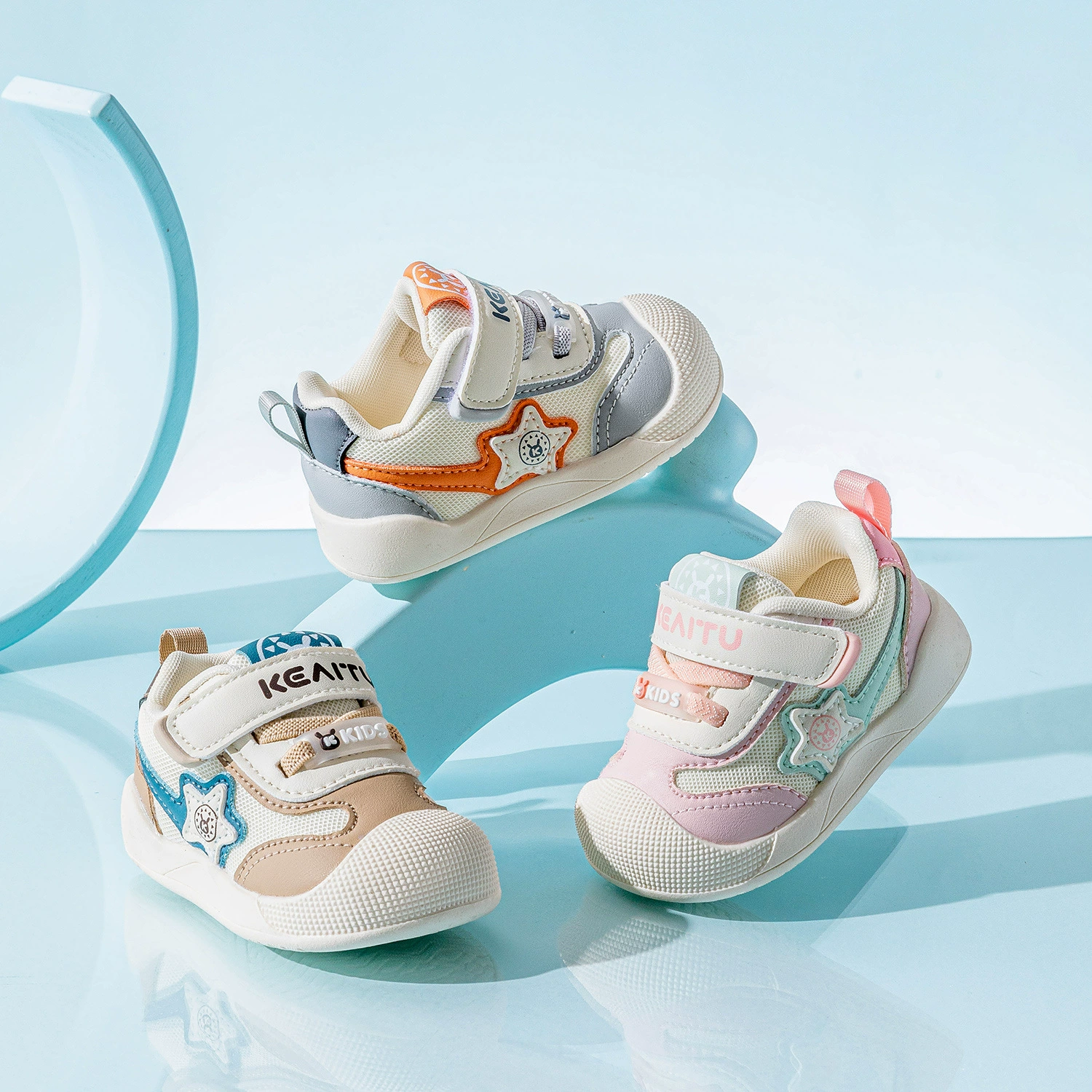 Весенние новые детские кроссовки женские детские нескользящие и износостойкие ботинки мужские сетчатые дышащие детские ботинки