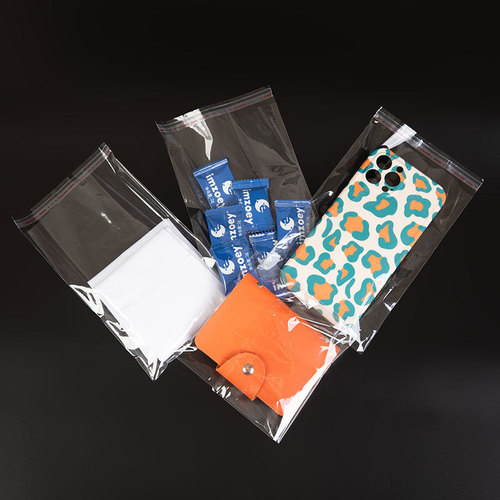 opp bag wholesale plastic ziplock bag clothing packaging bag jewelry transparent self-adhesive bag self-adhesive opp self-adhesive bag