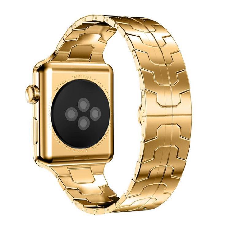xDfind Iron Man Butterfly Buckle Correa de acero inoxidable para Apple Watch 42 / 44 / 45 / 46 / 49mm / A