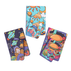 Cute cartoon notebook character space hardcover diary, copperplate paper printing, laminated notebook, stylish book