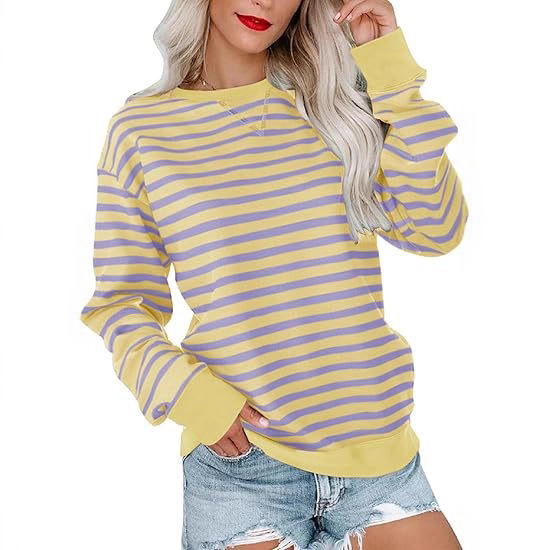 2025 3D Autumn Winter Style Women's Casual Long Sleeve Sweatshirtss Round Neck Cute Pullover Loose Tops