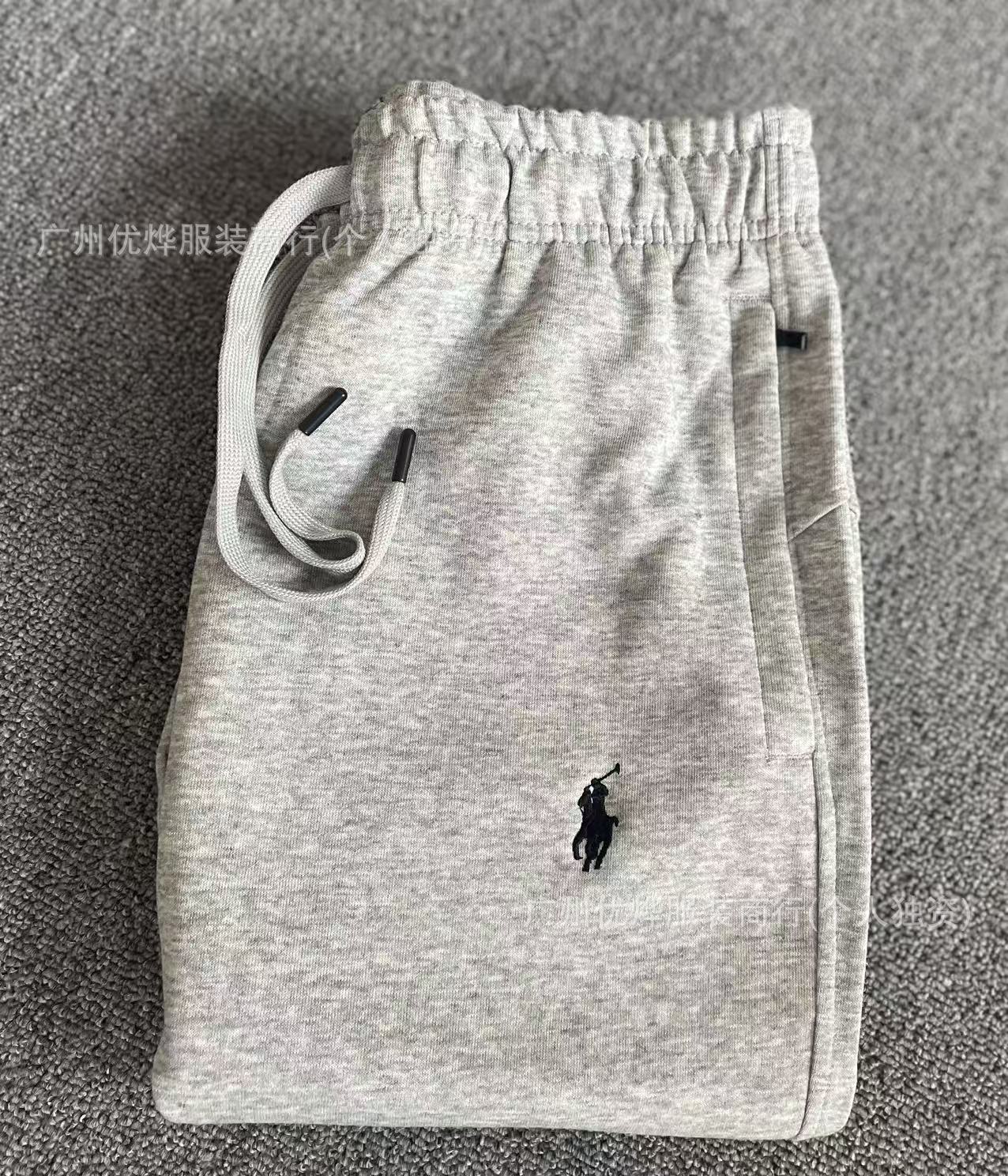 Comercio exterior transfronterizo primavera y otoño nuevos pantalones bordados de pony para hombres y mujeres sueltos pantalones deportivos casuales de moda