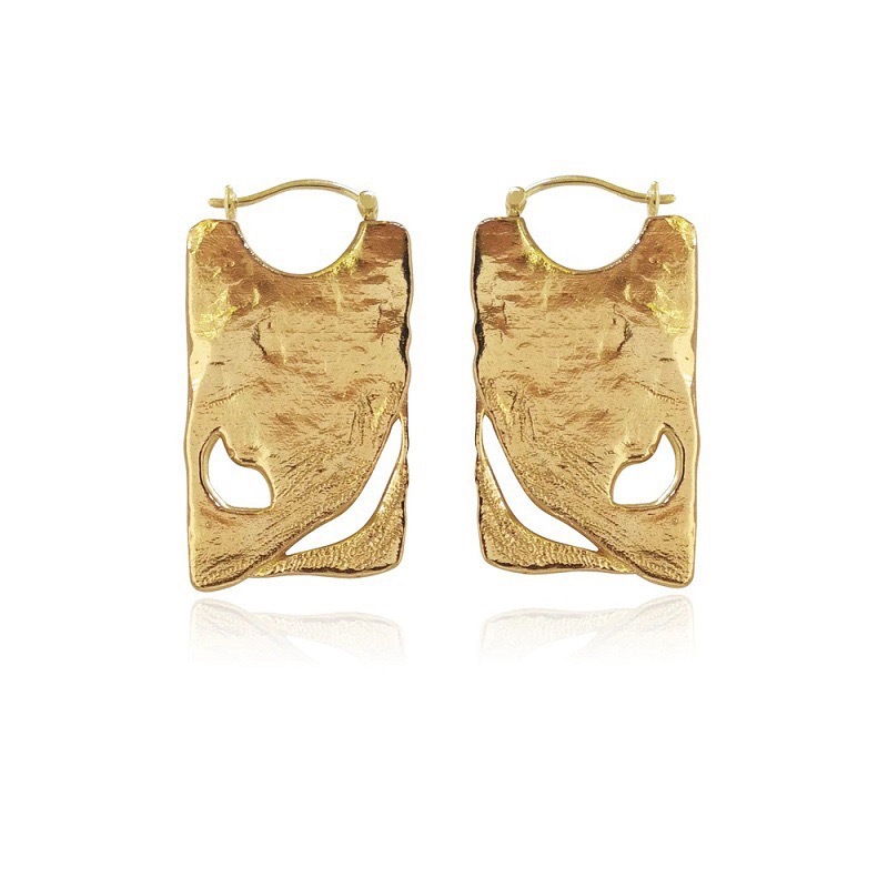 1 Pair Fashion U Shape Metal Plating Women's Earrings display picture 5