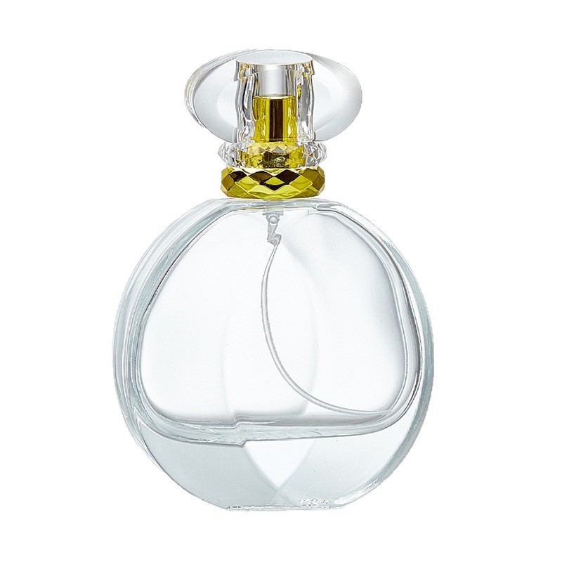 Botella de perfume con tapa de cristal al contado, botella de perfume de marca grande diy, botella de perfume, botella de spray de vidrio con boca de caracol 30 - 100 ml