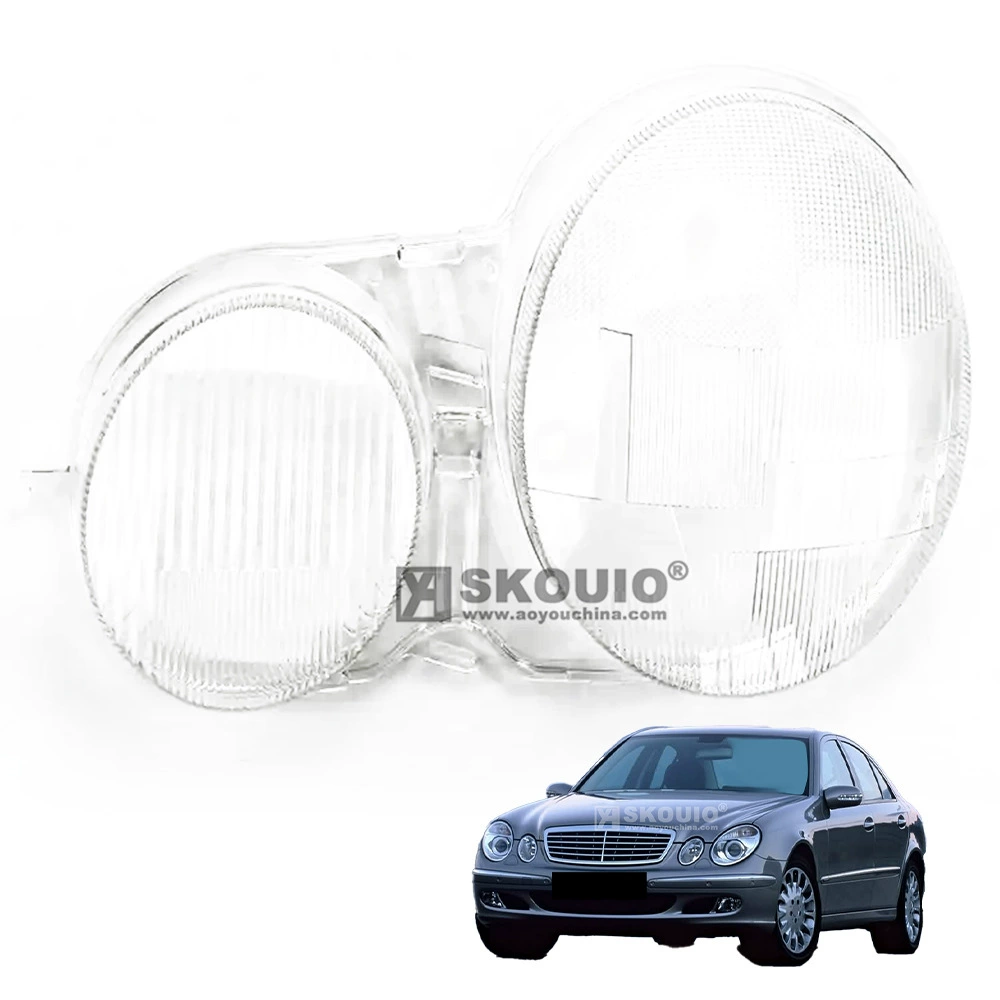 Подходит для Mercedes-Benz E-Class 1996-2000, прозрачный абажур фары, маска корпуса фары, корпус фары.