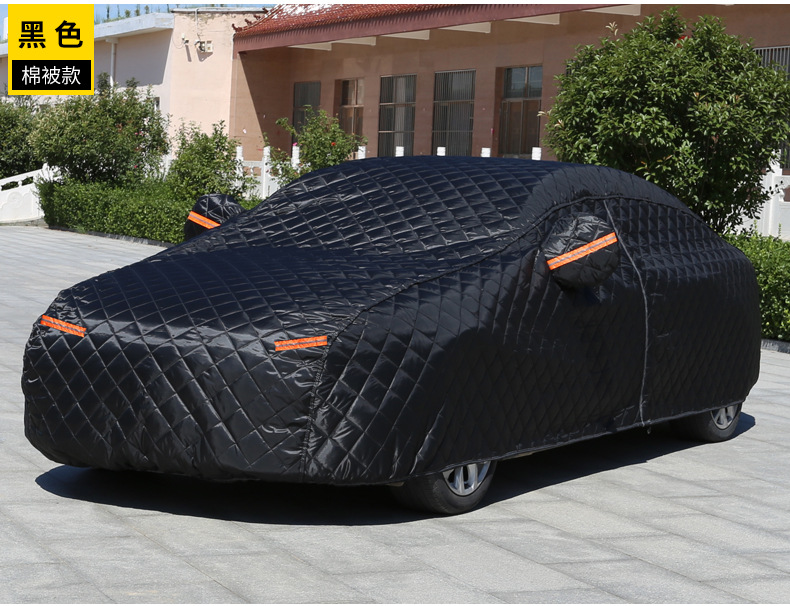 Car cover made of cotton, sun-proof, snow-proof, hail-proof, high-end custom-made, customizable with your own design, can be vacuum-sealed