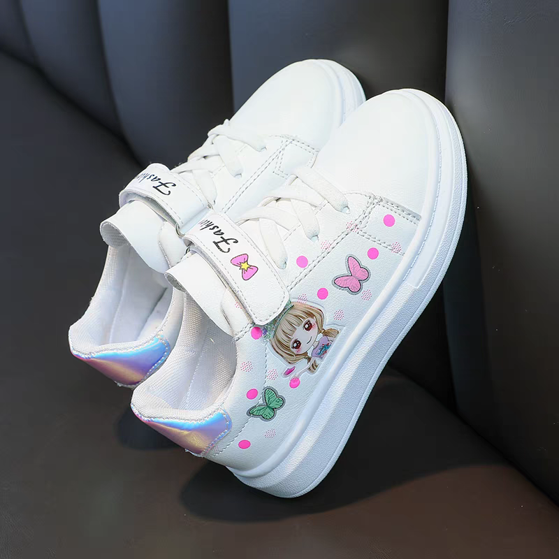 Zapatos para niñas para estudiantes 2025 modelos de primavera y otoño, zapatos deportivos para niños de mediana edad, zapatos para bebés, zapatillas casuales, zapatos para niños para niñas