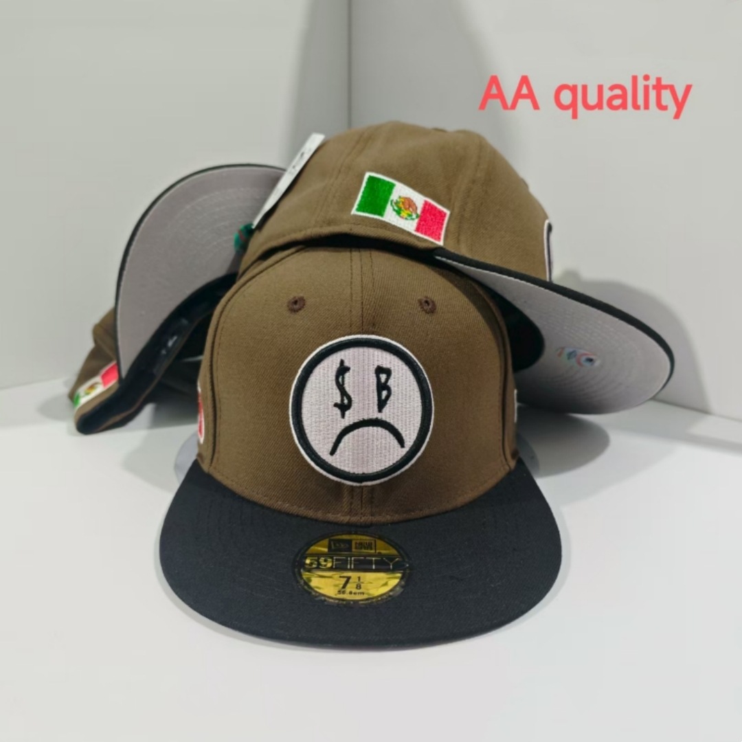 Gorra de Béisbol de Comercio Transfronterizo al por Mayor 2025, con Bordado de Letras con Patrón AA, Gorra de Visera Plana Moderna para Hombre image 29