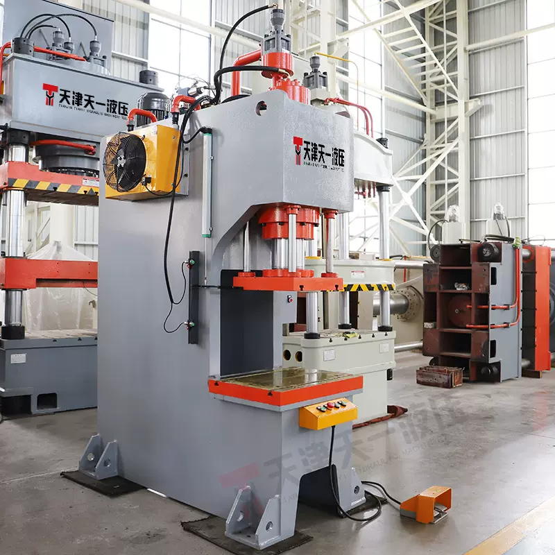 天一80吨导柱式液压冲床 160吨高精度快速冲压冲孔油压伺服压力机