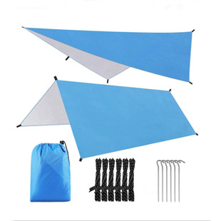 Cross-border outdoor sunshade rainproof square canopy outdoor beach four-corner sunshade canopy manufacturers wholesale