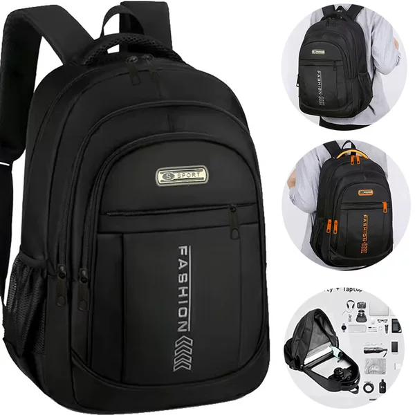 Cross-Border Backpacks for Middle and High School Students, College Students, Large-Capacity Casual Outdoor Travel Backpacks, Men's Backpacks, Computer Backpacks