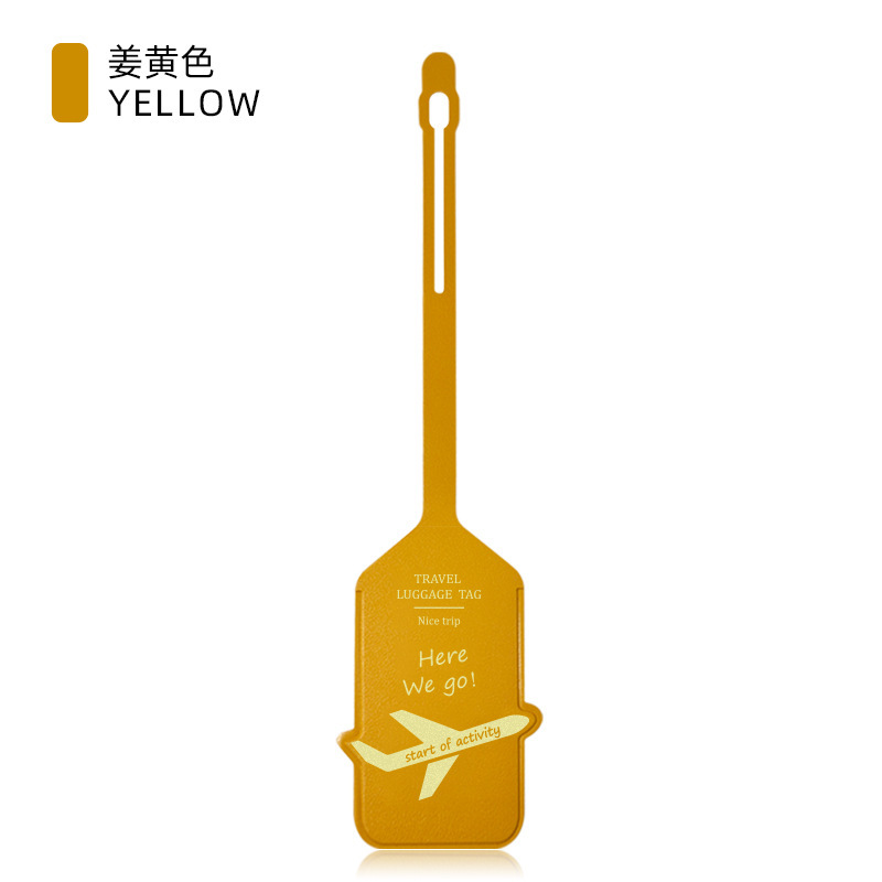 国境を越えた現物の両面puは革の荷物札を厚くして金の飛行機にアイロンをかけます。|undefined