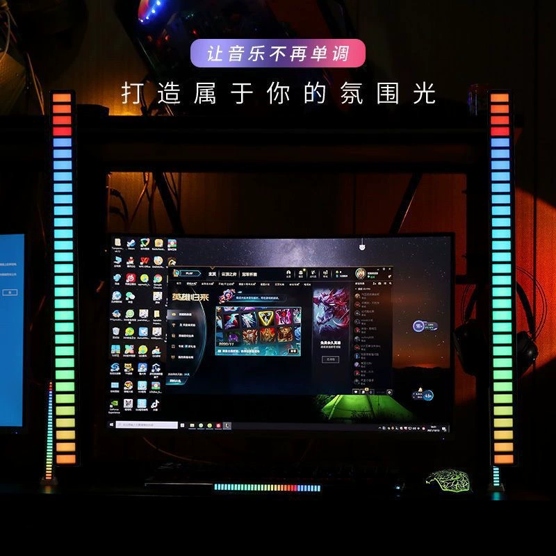 Подсветка в авто атмосфера световы контрол RGB ритм светодиодная музыка атмосфера джипинг автомобили