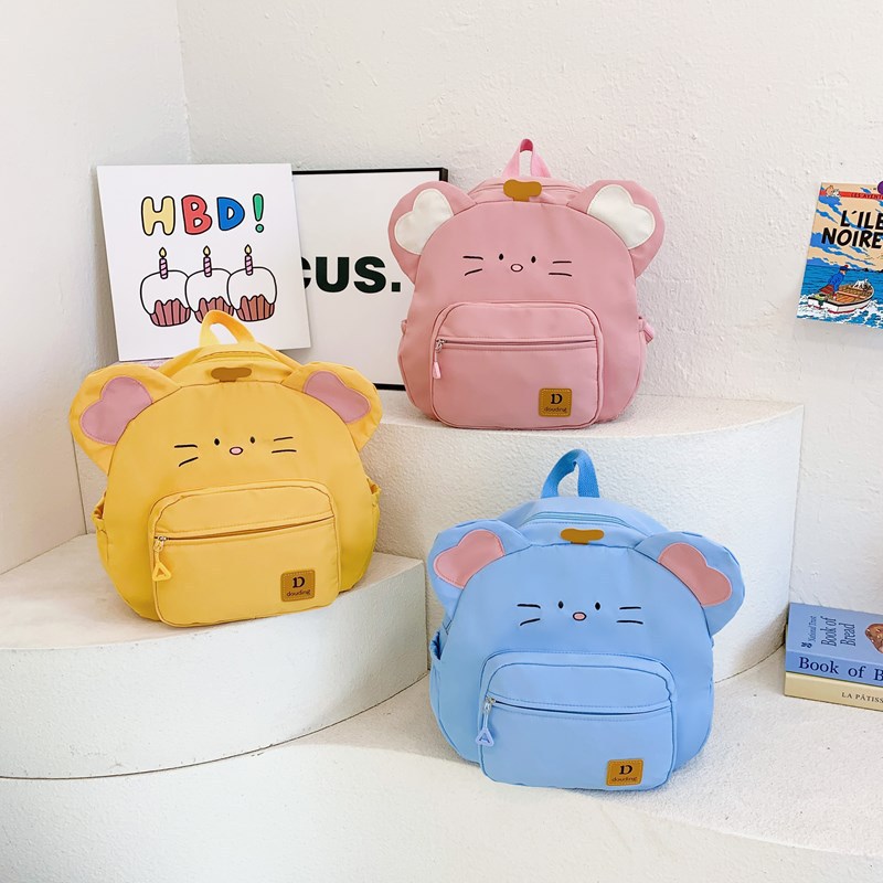 Jardín de infantes, moda, mochila para niños, nueva bolsa de viaje al aire libre casual, mochila para niños y niñas