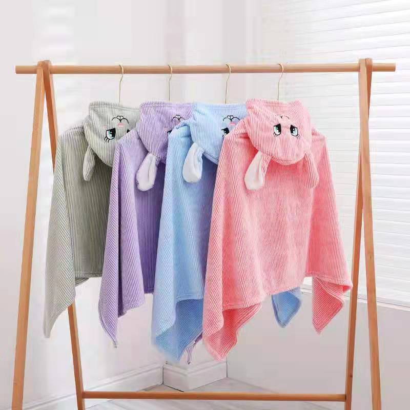 Newborn Wearable Hooded Cloak Large Bath Towel Summer Baby Bath Wrap Soft Absorbent Newborn Supplies Newborn Wearable Hooded Cloak Large Bath Towel Summer Baby Bath Wrap Soft Absorbent Newborn Supplies