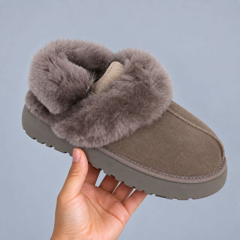 Henan snow boots, three-way wear, Australian sheepskin and fur integrated thick-soled wool slippers, outdoor slippers, fluffy slippers Henan snow boots, three-way wear, Australian sheepskin and fur integrated thick-soled wool slippers, outdoor slippers, fluffy slippers