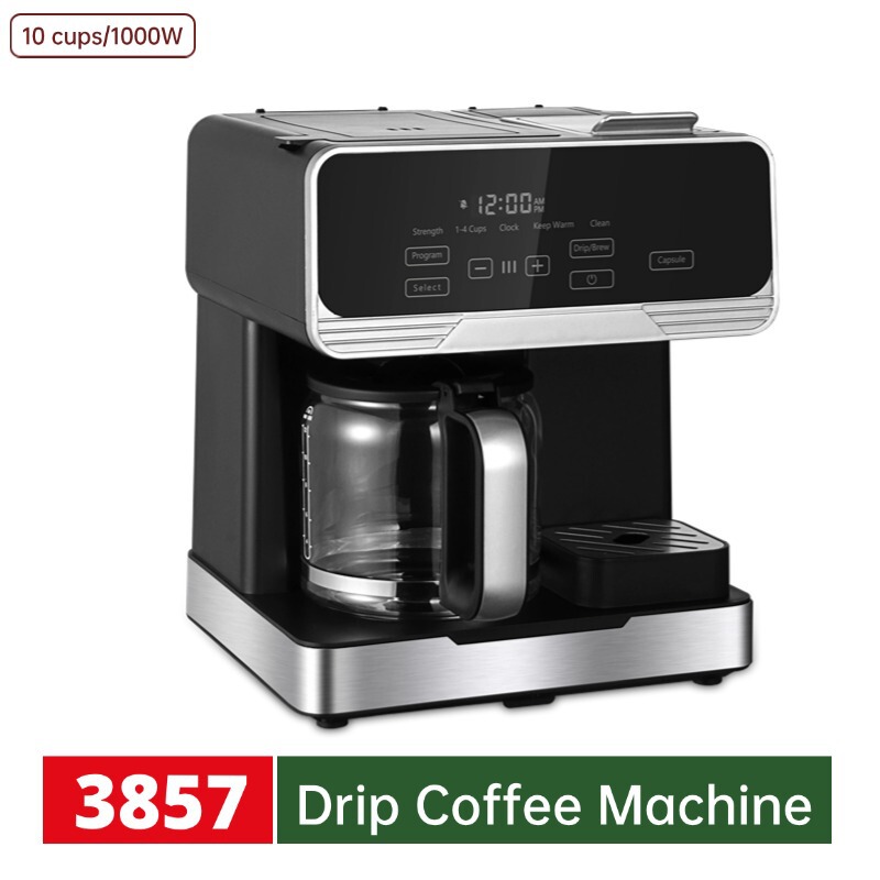 Ce Qualified American Coffee Machine Fully Automatic Coffee Machine One-Button Operation Home Appliance Electric Coffee Machine Factory Wholesale