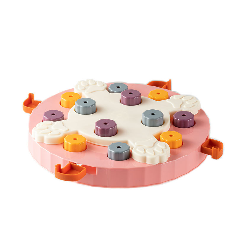 Transfronterizo Amazon popular perro tazón gato tazón Alimentador automático perro aliviar tapado juguete educativo gato Slow Food fuga