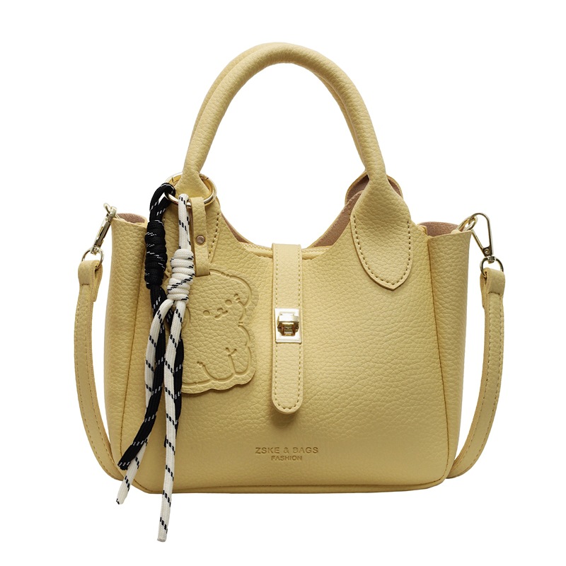 Nicho coreano bolso de cesta de verduras de mano mujer 2025 comercio exterior nueva moda bolso de cubo de moda bolso de hombro universal