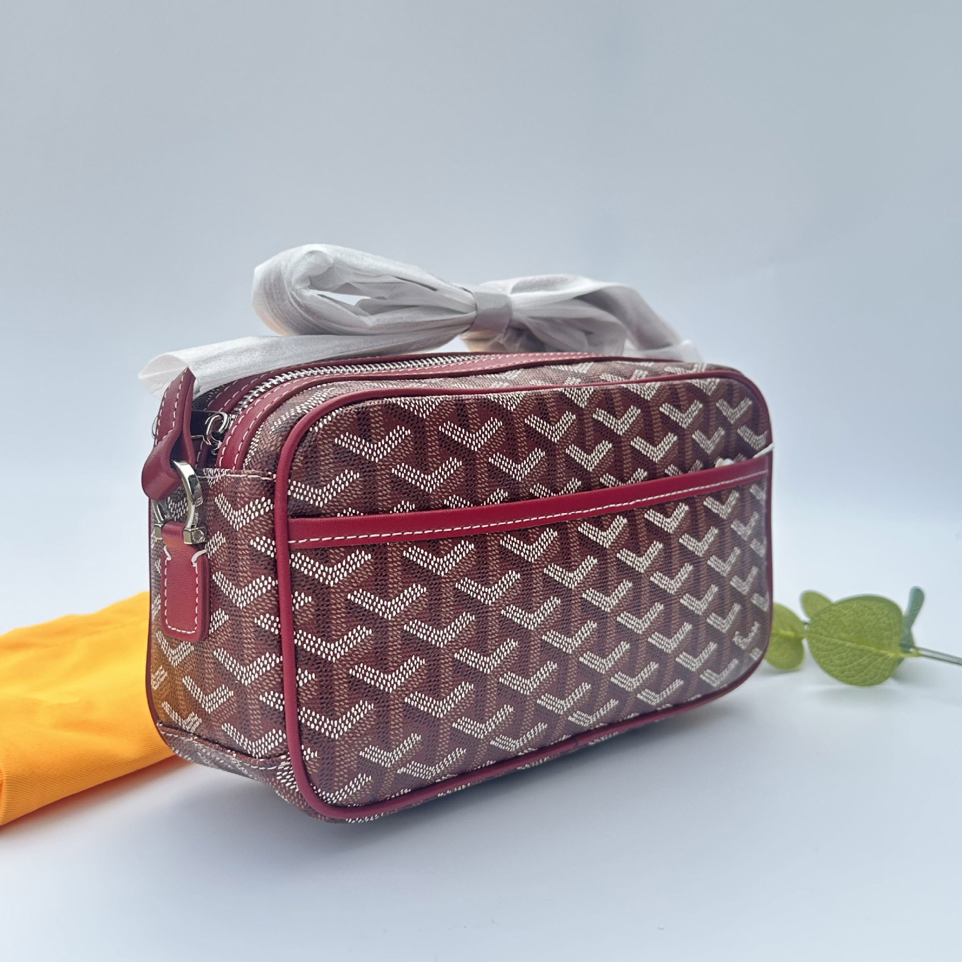 ゴヤ犬の歯の包みのファッションは版の高品質の韓国版のスターに対して同じ肩の斜めのショルダーの小さい方の包みのカメラの包みの現物を掛けます。