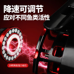 金屬筏輪磁力緩降數顯筏釣輪自動排線冰釣輪前打輪筏竿輪輪批發
