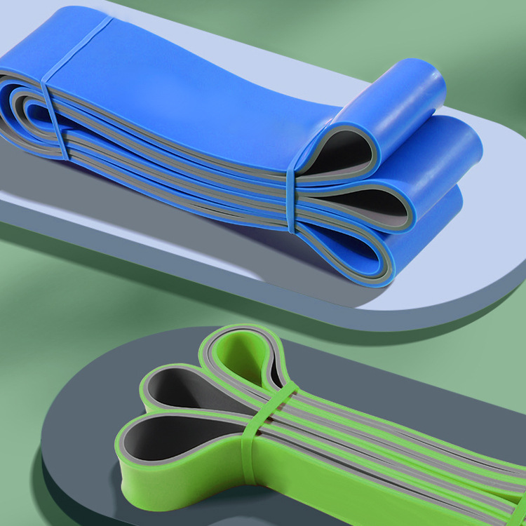 TPE banda de resistencia de dos colores hombres y mujeres entrenamiento de cuerpo completo banda elástica yoga fitness tensión cuerda multifuncional dispositivo de tensión