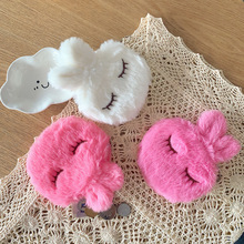 少女心小兔子零钱包毛绒硬币袋数据线包口红包零钱袋厂家货源批发