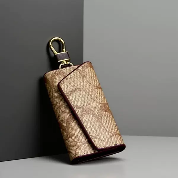 2005 New Fashionable and Stylish European and American Style Key Bag, Unisex Car Key Large-Capacity Storage Bag