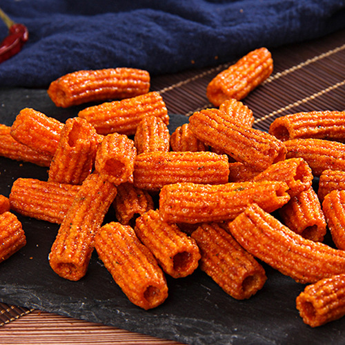 Korean imported nine-day sweet and spicy fried rice cake strips 100g/bag spicy seaweed-flavored puffed snack