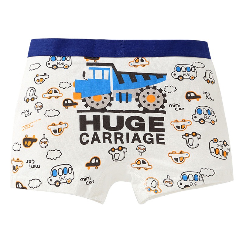 Ropa interior para niños, calzoncillos tipo bóxer para bebés, antibacterianos, transpirables, de algodón peinado, pantalones cortos para niños y niñas, calzoncillos tipo bóxer para niños medianos y grandes