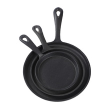 铸铁锅煎饼锅烙饼烤肉盘加厚无涂层可丽饼披萨煎盘平底锅