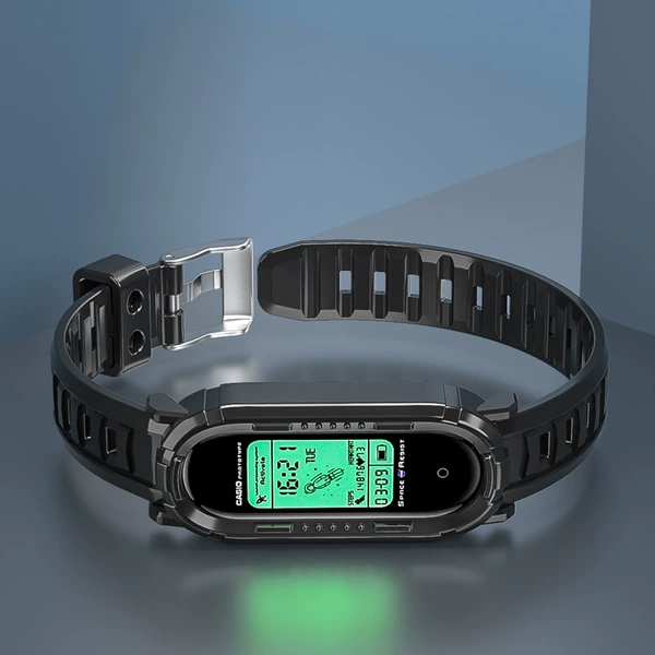Xiaomi 3/4/5/6/7 electronic style watch strap-black