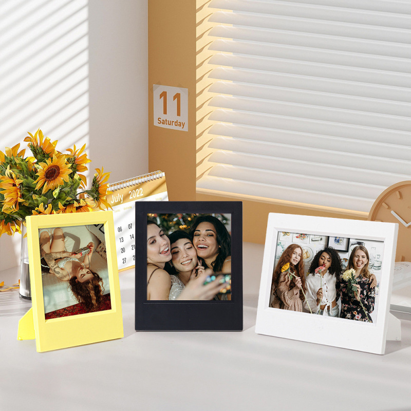 Simple 5inch Polaroid Photo Frames for Living Room, Bedroom, Study; Hollow Photo Frames Suitable for Wide/Polaroid Empty Frames