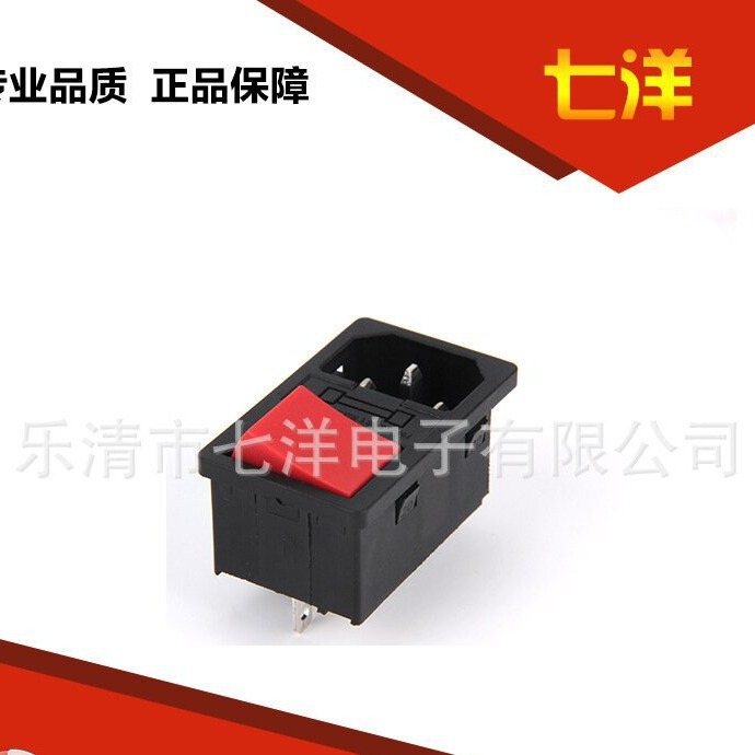 3合1 控制双极电源开关插座插座开关 自带保险丝船型开关薄利多销