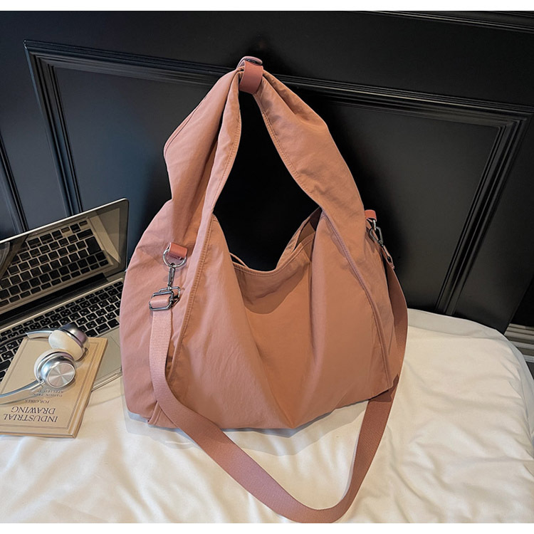Casual Tote Bag, Simple and Stylish Shoulder Bag, Large Capacity Nylon Crossbody Bag, New Lightweight Handbag for Women, Dumpling Bag