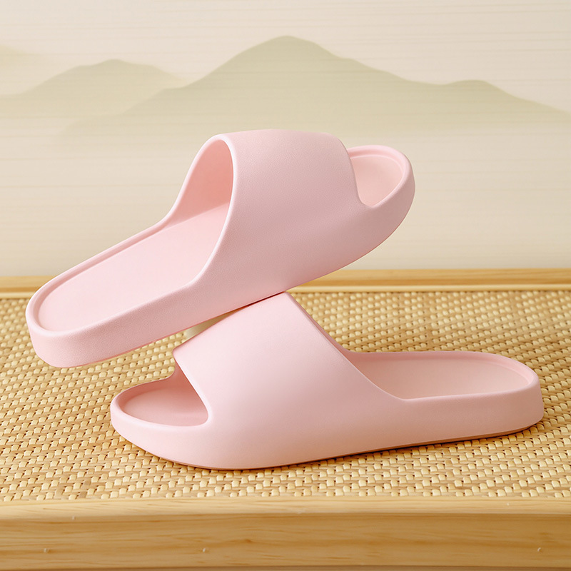 Jingchen Shoes の新しい女性用スリッパ、夏の家庭用、シンプルなバスルーム入浴用、男性用滑り止めカップル屋内サンダル|undefined