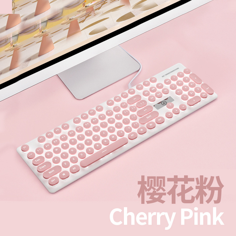 Talla de plata V8 punk mecánico teclado táctil ratón traje luminoso juego de accesorios de computadora al por mayor Amazon transfronteriza