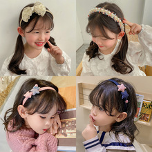 儿童发卡发箍韩国时尚小香风公主防滑带齿头箍超仙可爱宝宝头饰女