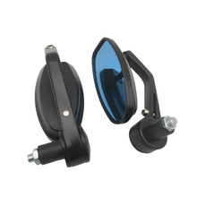 锦博摩托车后视镜CNC车把镜复古车手把镜通用倒车镜跨境工厂直供