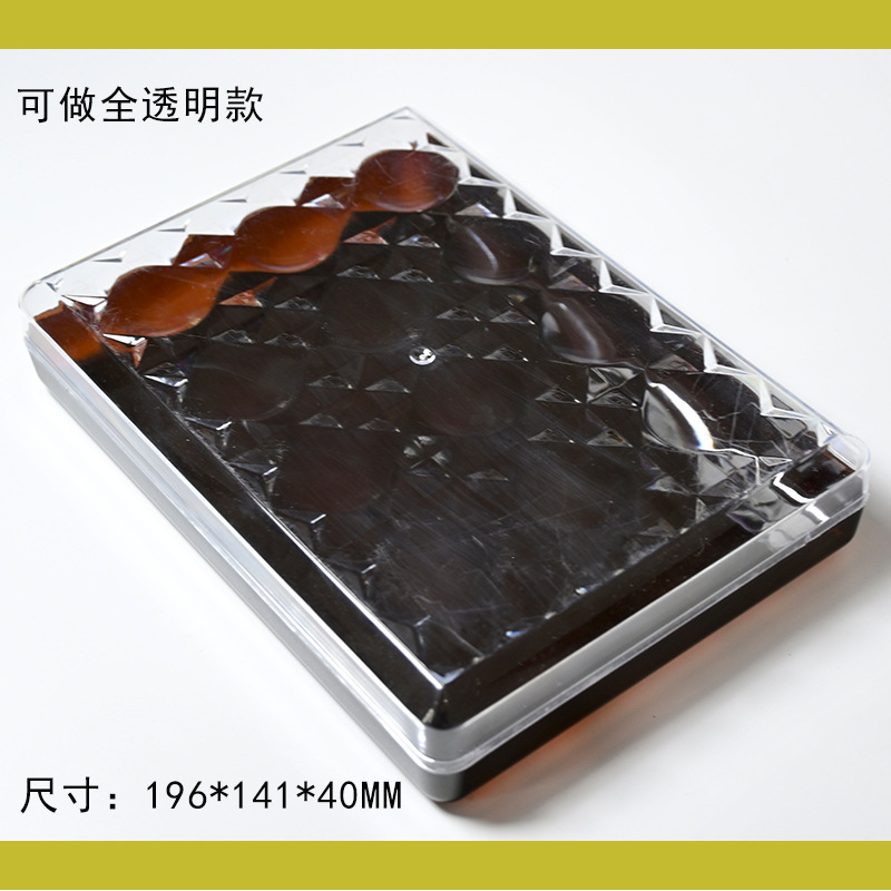 12 caja de plástico cuadrada Jinsha bola de chocolate dulces de boda caja de regalo PS caja de plástico