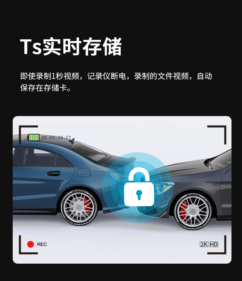 2026 New Model Dash Cam 4K High-Definition Adas+Bsd Warning Wifi Connected Dash Cam in Stock